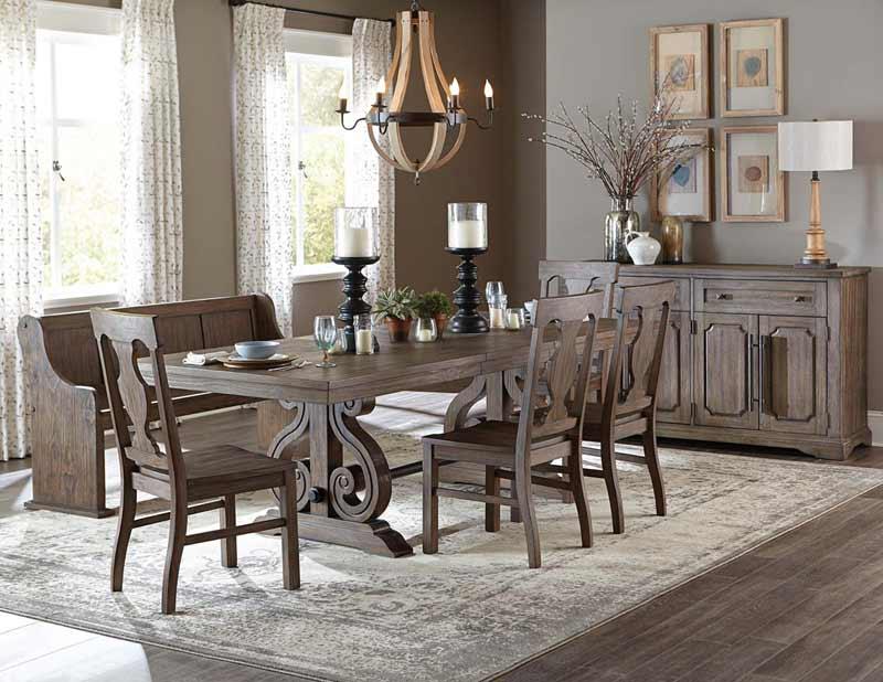 Homelegance - Toulon 6 Piece Dining Room Set - 5438-96-6 - ATL FURNITURE