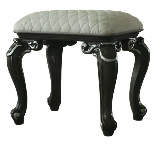 Acme Furniture House Delphine Vanity Stool in Charcoal 96885 - ATL FURNITURE